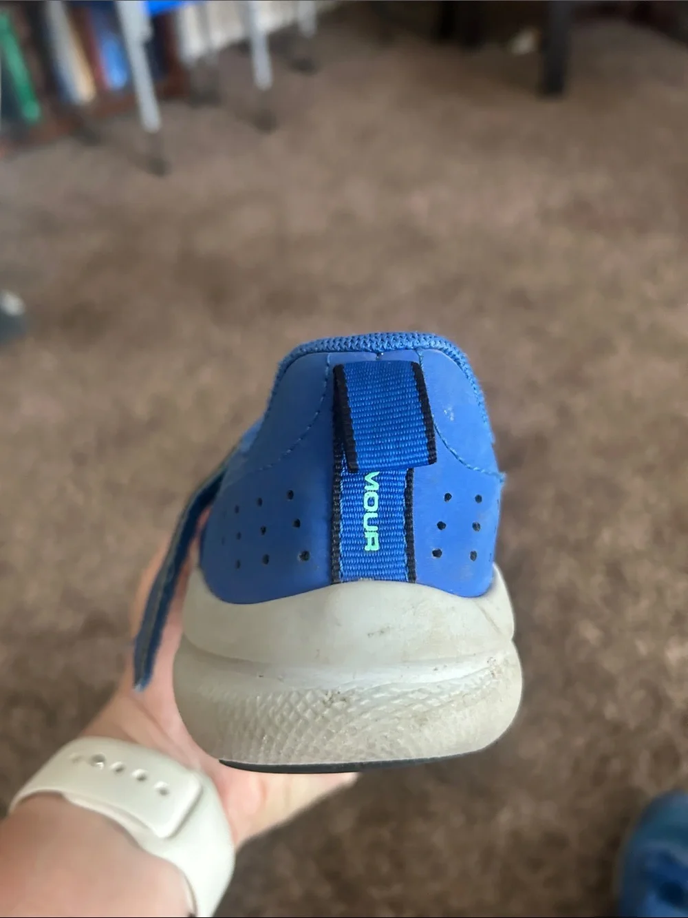 Under Armour Kids Blue and Green Athletic Sneakers
